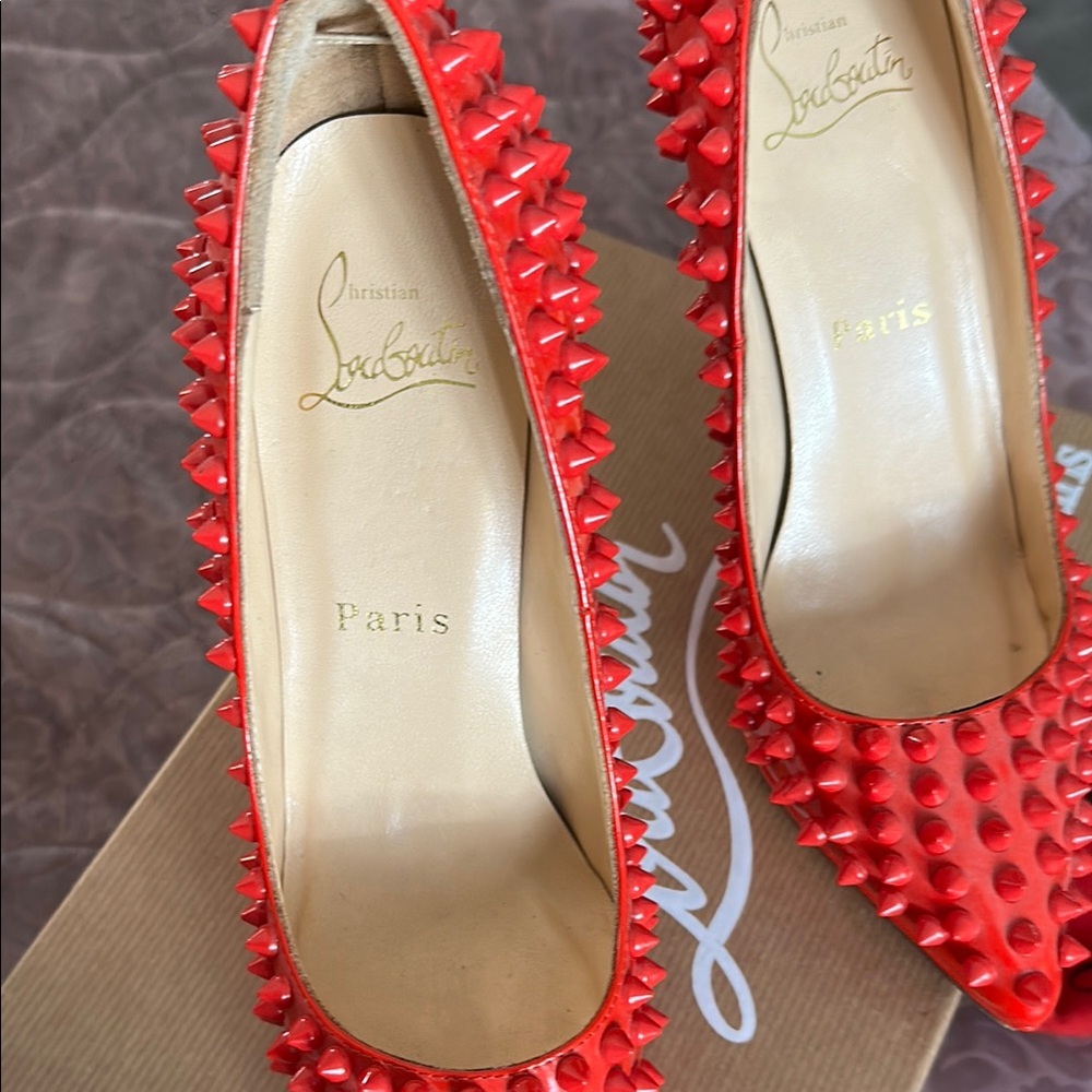 Christian Louboutin Red Patent Leather Heels